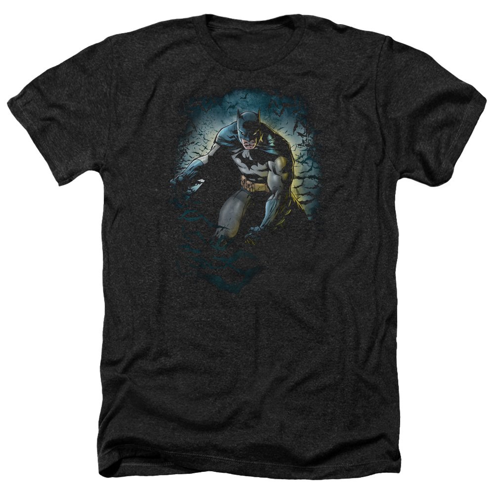 Batman Bat Cave Unisex T-Shirt for Men & Women - Soft Heather Cotton Tee for Casual Wear, Cosplay & Superhero Fans