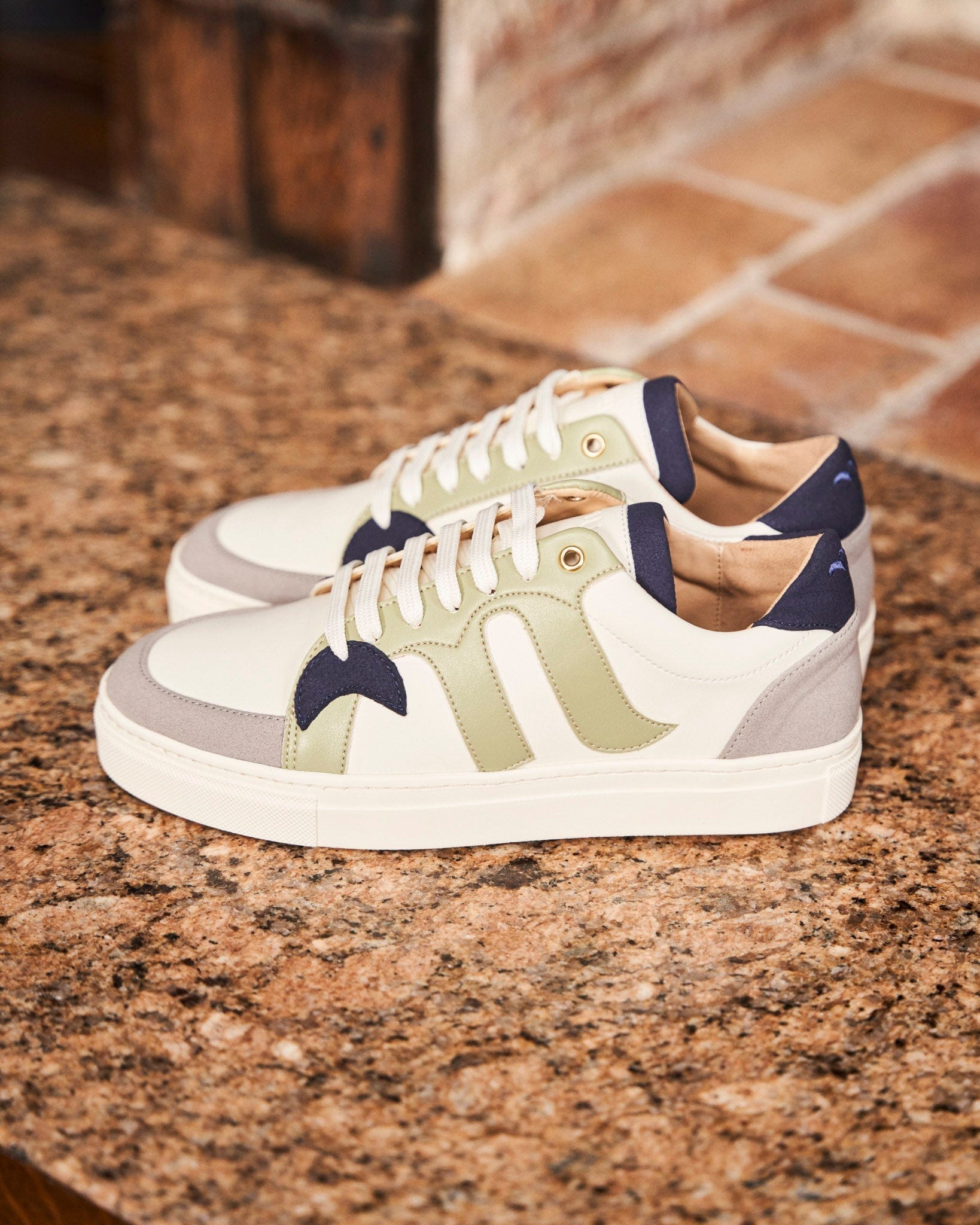 Vegan Grain & Apple Leather Sneakers - Eco-Friendly Women's Casual Shoes for Walking & Everyday Wear | Sustainable Fashion Footwear for Outdoors & Work