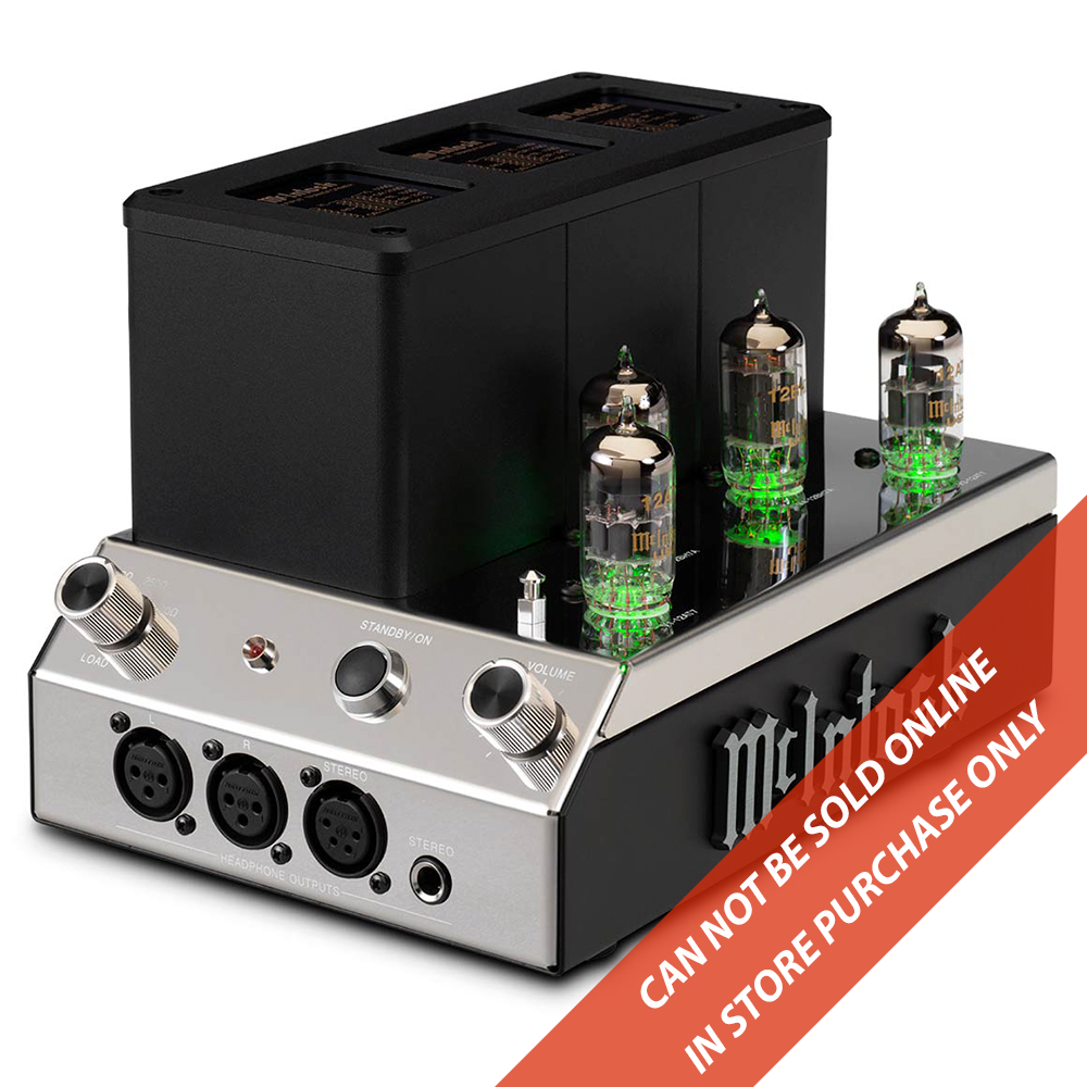 McIntosh MHA200 Tube Headphone Amplifier - High-End Audiophile Amp for Home & Studio Use - Perfect for Vinyl, Digital Music & Professional Audio Systems