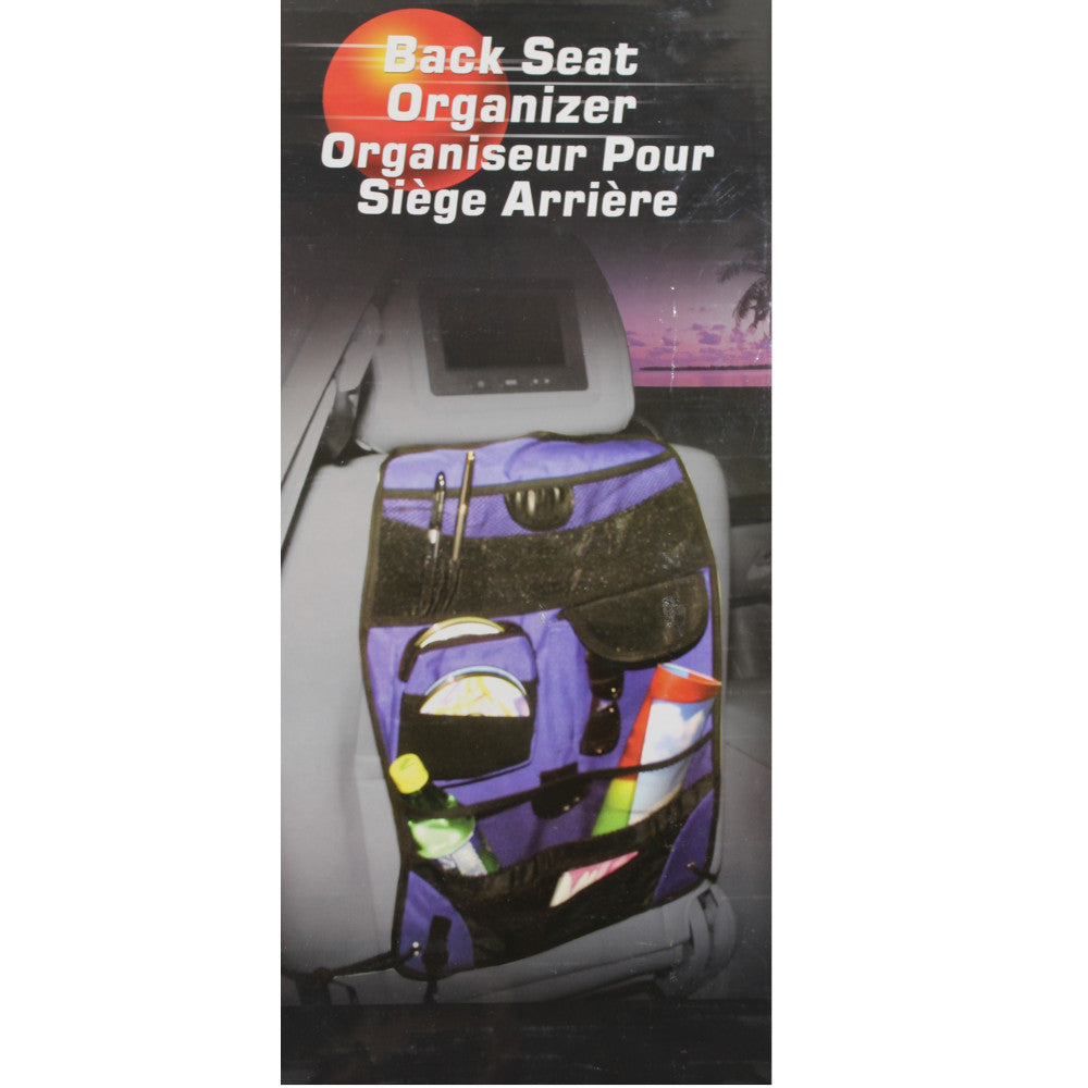 Car Back Seat Organizer with Multiple Pockets - Universal Fit for SUVs, Sedans & Minivans (90-105cm) - Perfect for Road Trips, Baby Essentials & Travel Storage