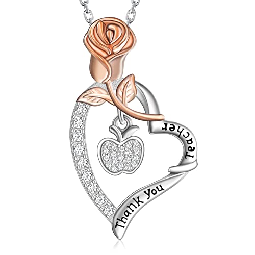 Apple Teacher Necklace