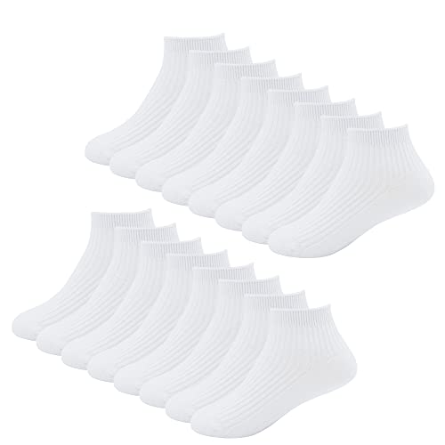 White 8 Pairs Short Length