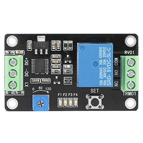 1Pc 555 Timer Relay Switch - Adjustable Delay Self-Locking Module for DC Motors (DC5V) - Perfect for DIY Electronics, Home Automation, and Motor Control Projects