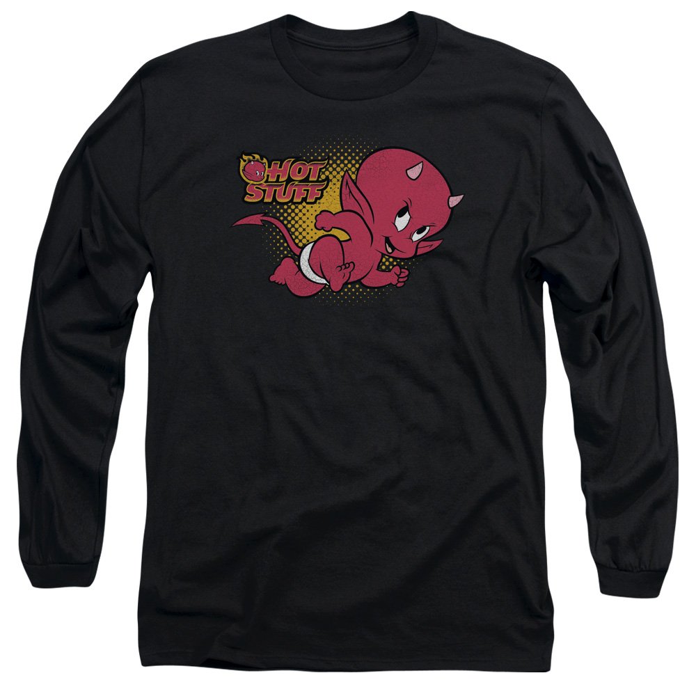 Hot Stuff Little Devil Unisex Long-Sleeve T-Shirt for Men & Women - Gothic Fashion, Halloween Costume, Rock Concert Outfit