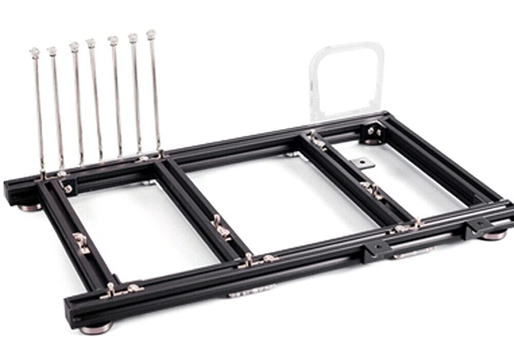 ATX PC Open Air Test Bench - Aluminum Open Frame Computer Case for Mini ATX & Graphics Card Support | Perfect for PC Building, Testing & Overclocking