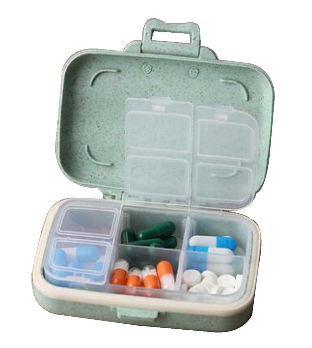 Sealed Moisture-Proof Medicine Organizer | Portable Weekly Pill Case for Travel & Daily Use | Perfect for Home, Office & Vacation