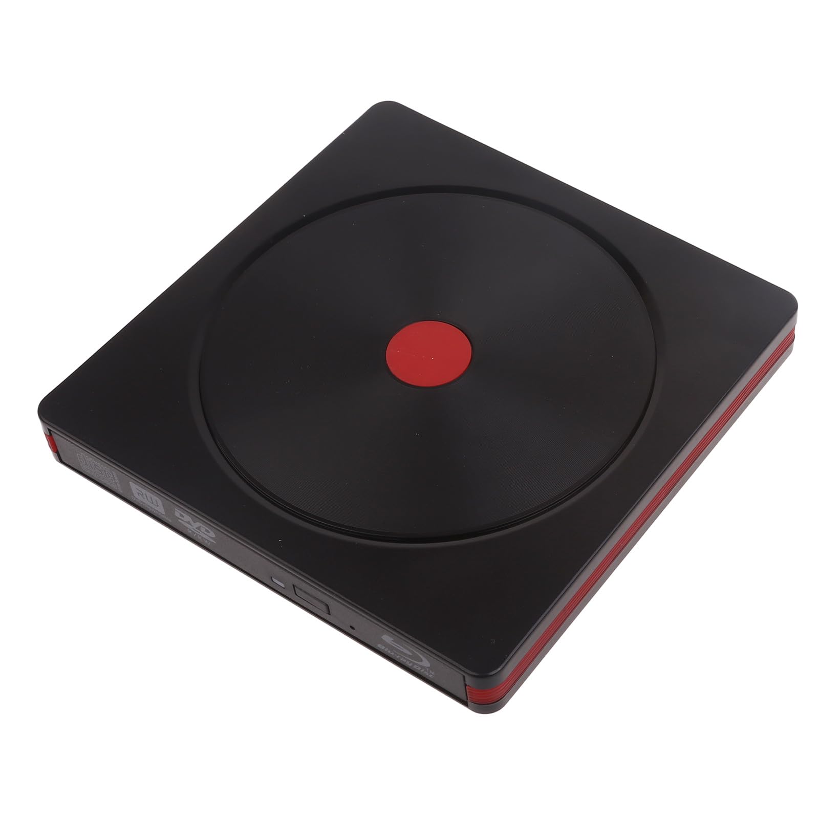 LARUISEE USB 3.0 External DVD Drive for Laptop & PC - Burn, Read, Play DVDs & CDs - Portable Optical Disc Writer for Movies, Music, Data Backup & Archiving