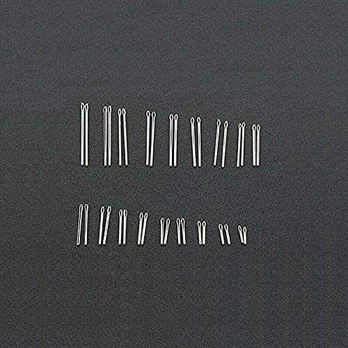 270PCS Stainless Steel Watch Link Pins 6-23mm - Cotter Pins, Spring Bars for Watch Band Replacement & Repair - Perfect for DIY Watch Strap Adjustments & Maintenance