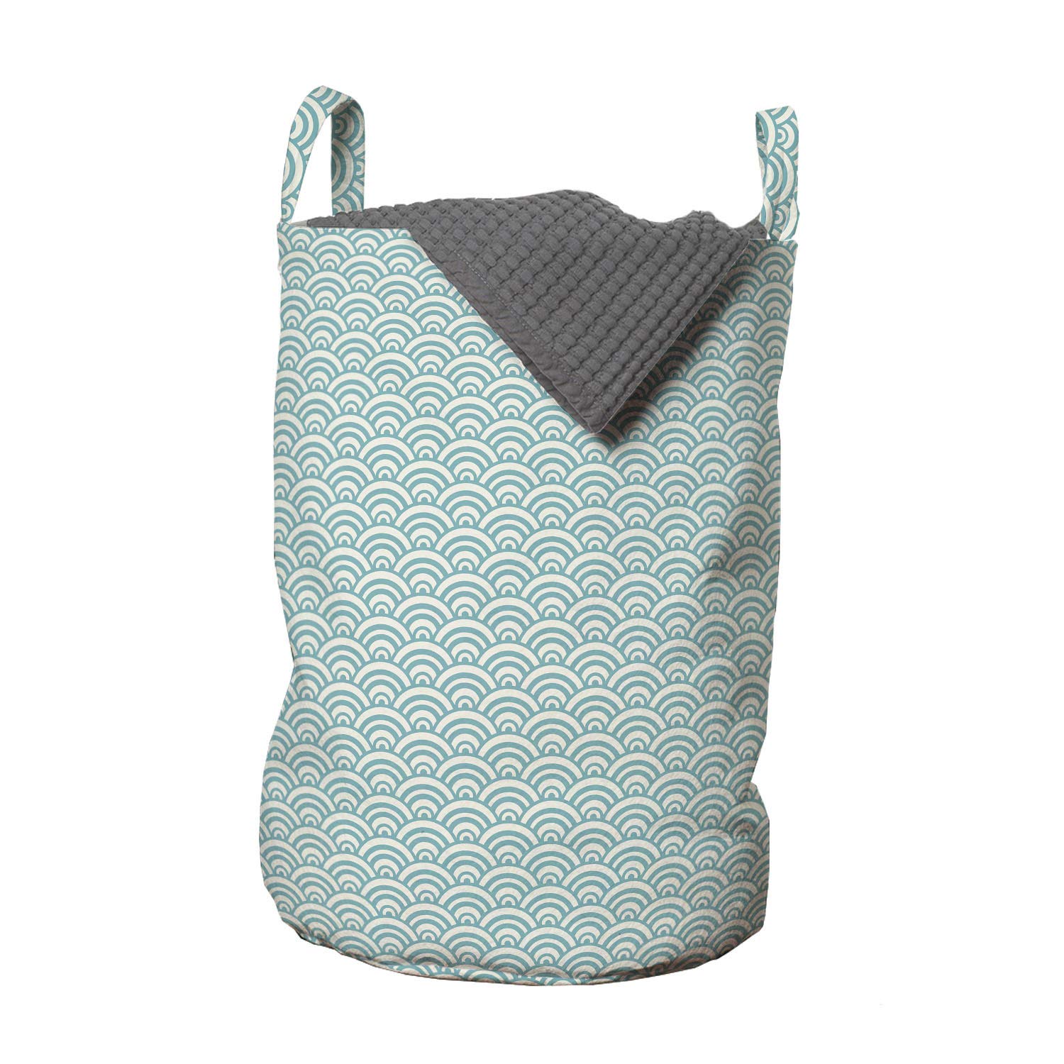 Ambesonne Waterproof Laundry Bag with Handles & Drawstring Closure - 13