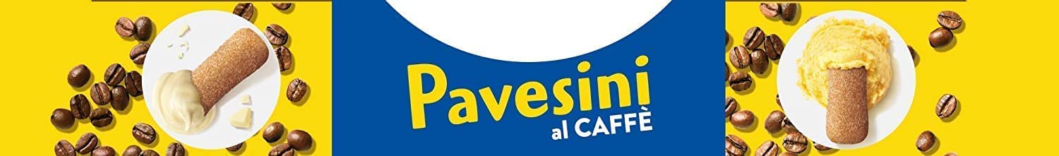 Pavesi Pavesini al Caffe Light Snack Biscuits 200g - Italian Coffee-Flavored Cookies for Breakfast, Snacking & Gift Giving
