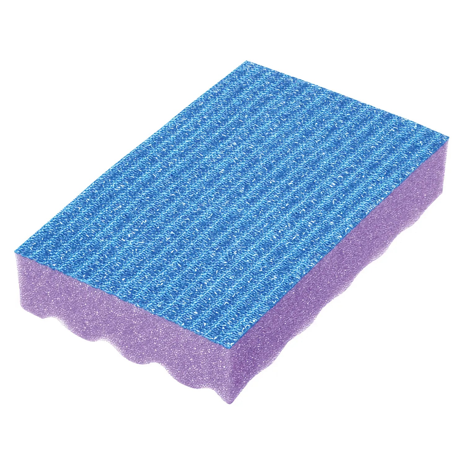 Cowgel Polyester Cleaning Sponge - Heavy Duty Scrub Sponge for Kitchen, Bathroom & Dishwashing - Non-Scratch Scouring Pads for Pots, Pans & Cookware (6-Pack) - Perfect for Deep Cleaning & Stain Removal