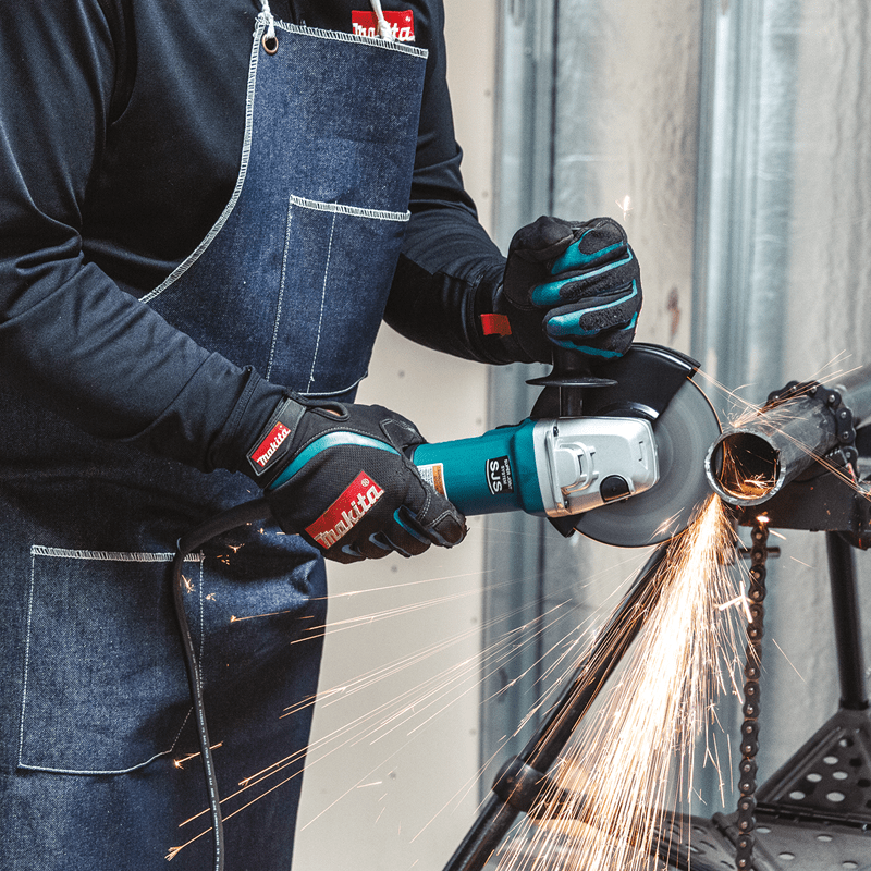 6-Inch SJS™ High-Power Cut-Off/Angle Grinder with 11 Amp Motor - Perfect for Metal Cutting, Grinding & Polishing in Construction, Welding & DIY Projects