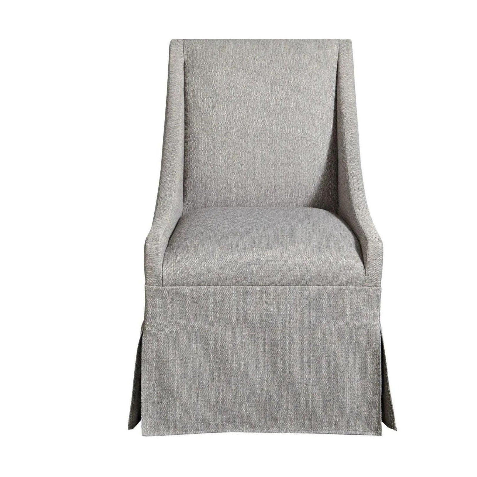 Comfortable Castered Upholstered Dining Chair - Swivel Rolling Office Chair for Home Kitchen, Restaurant & Conference Room