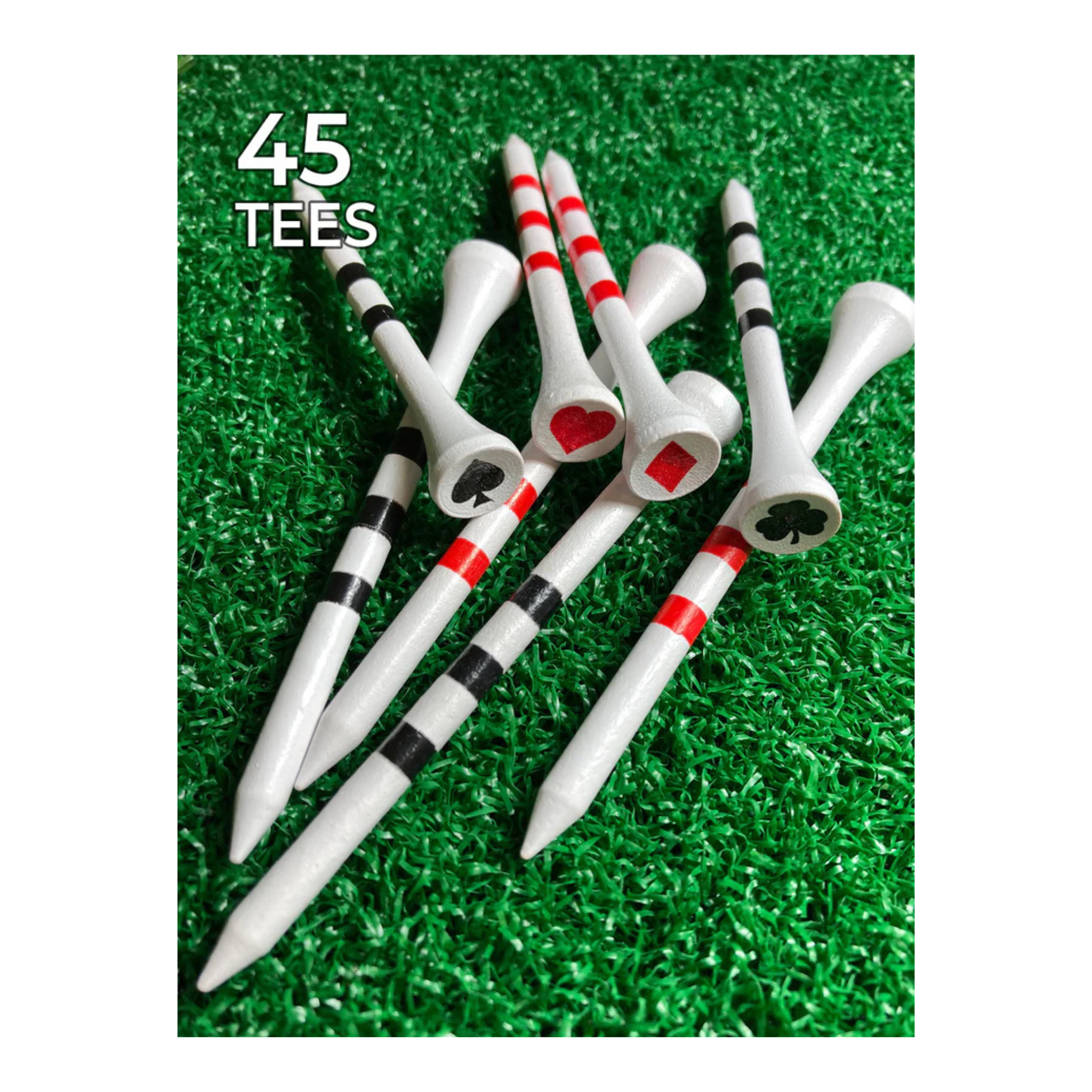 Premium PrideSports Special Edition Wood Golf Tees - 12 Pack, Natural Wood, 2.75 Inch for Drivers - Perfect for Golf Tournaments, Driving Range & Backyard Practice