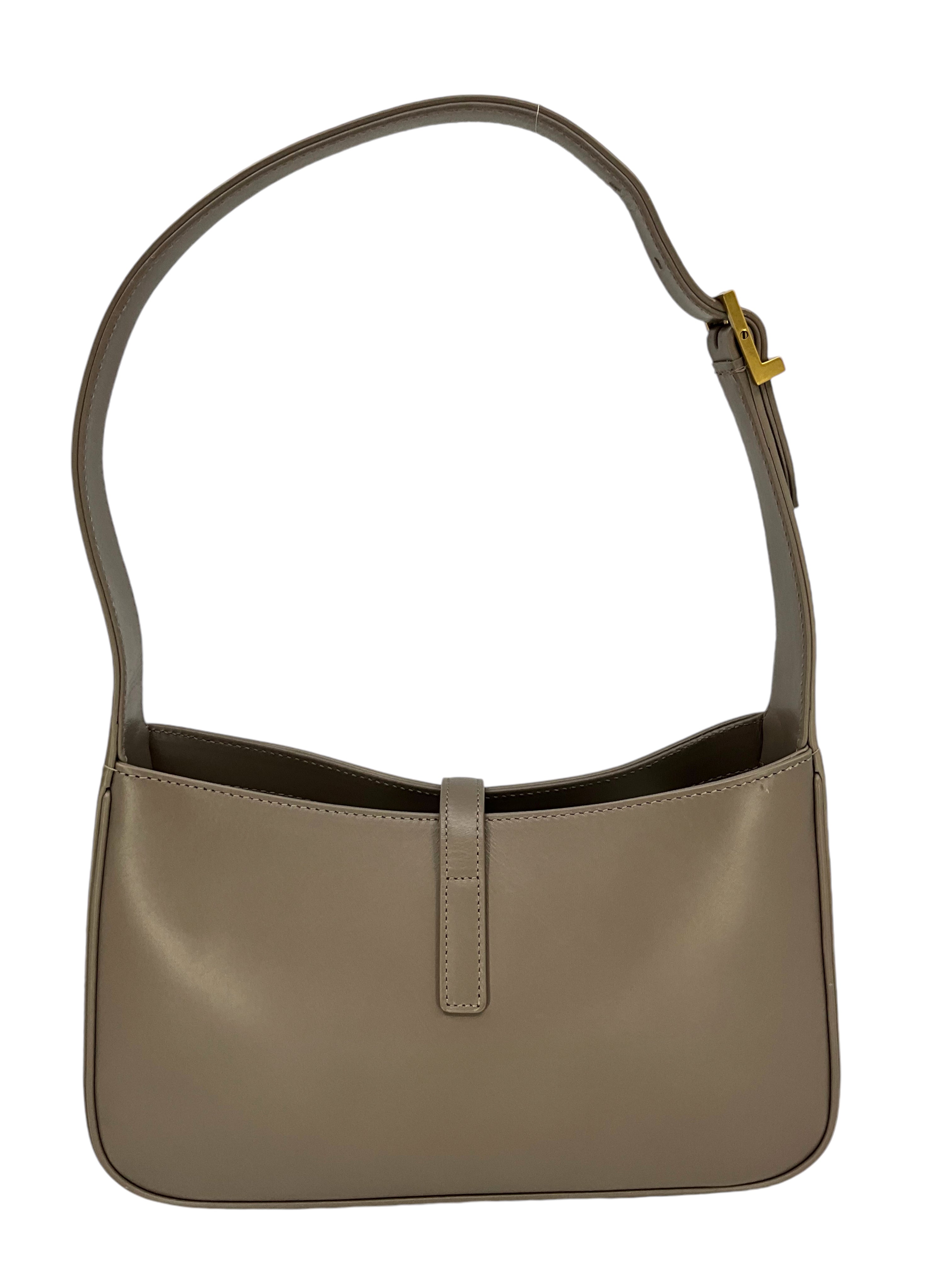 Saint Laurent Le 5 à 7 Smooth Leather Hobo Bag - Luxury Designer Shoulder Bag for Women | Perfect for Work, Evening Events & Everyday Use