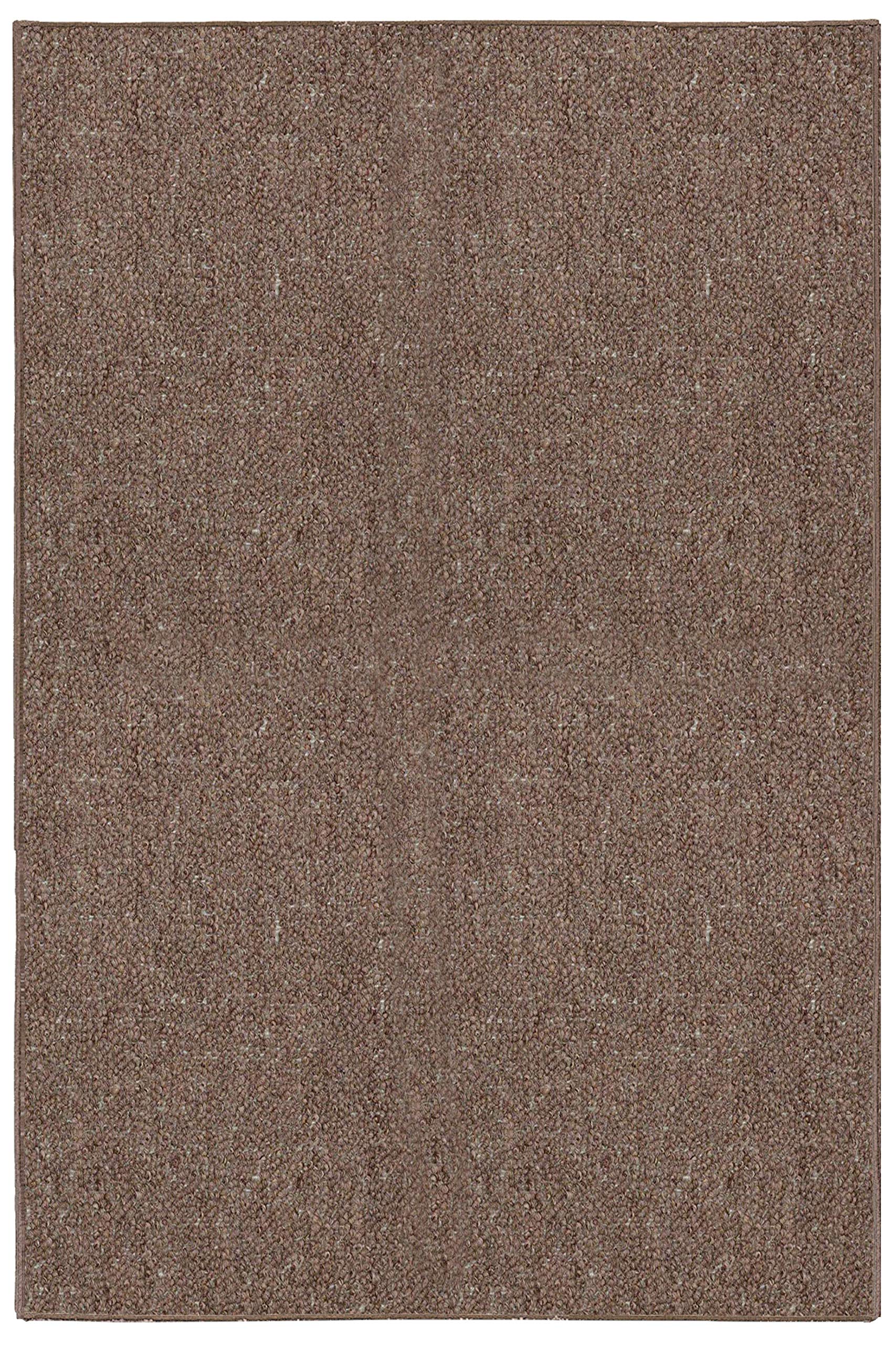 Premium 6' x 9' Brown Indoor/Outdoor Area Rug - Soft & Durable for Patio, Deck, Living Room & Bedroom Decor