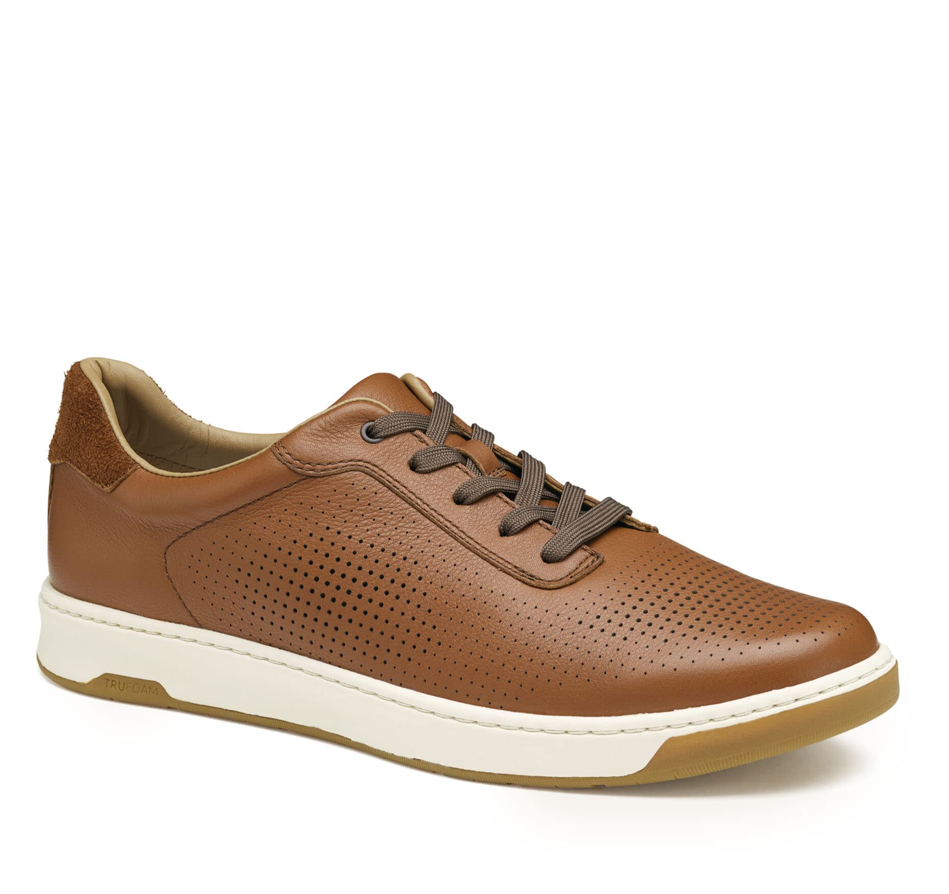 Johnston & Murphy Men’s Daxton U-Throat Walking Shoes - Comfortable Casual Sneakers with TRUFOAM Cushioned Footbed & Durable Rubber Sole | Perfect for Office, Travel & Everyday Wear