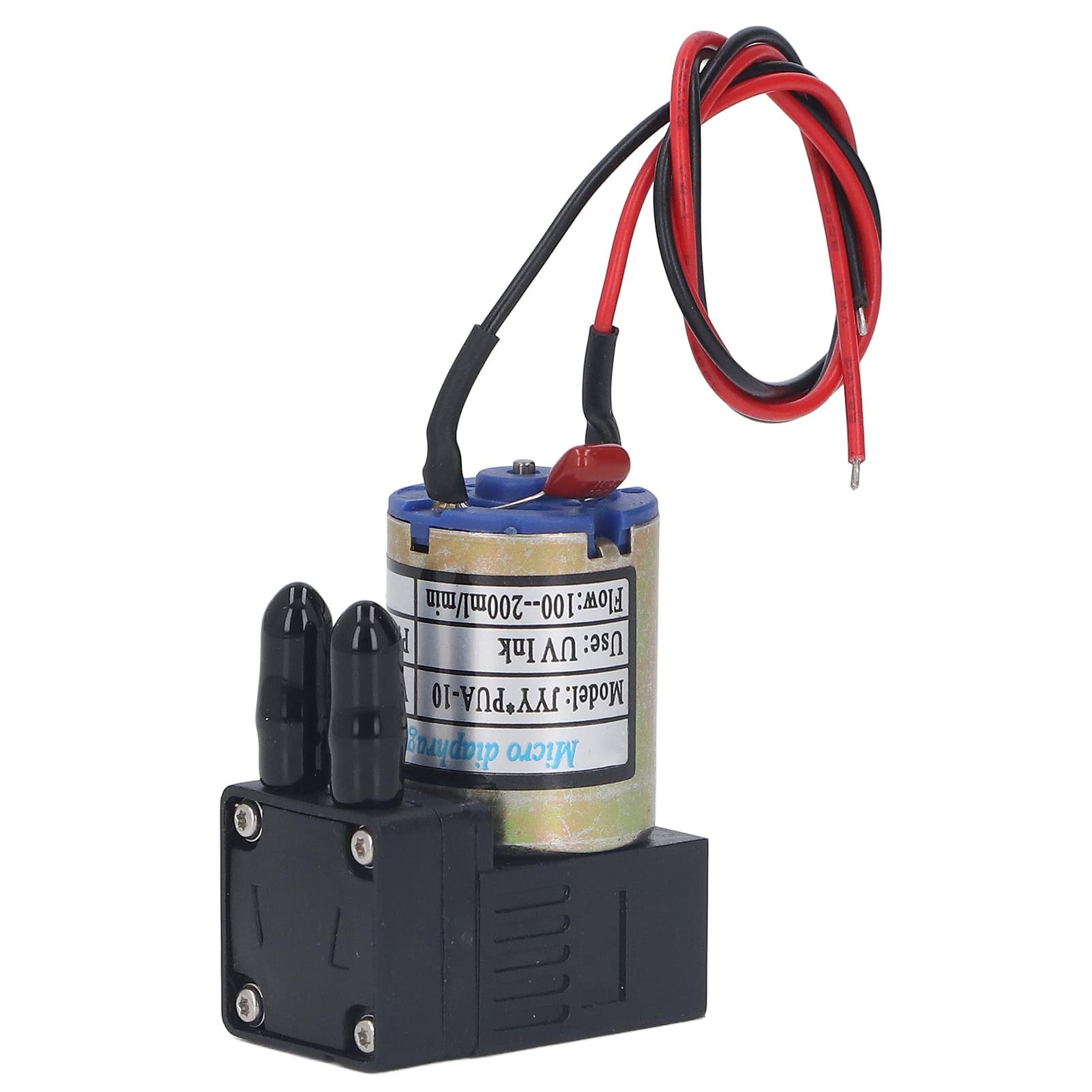 24V 3W Mini Ink Pump with Fast Heat Dissipation - Plastic Inkjet Printer Pump Replacement Accessory for Epson, HP, Canon Printers - Perfect for Home Office Printing & Continuous Ink Supply Systems