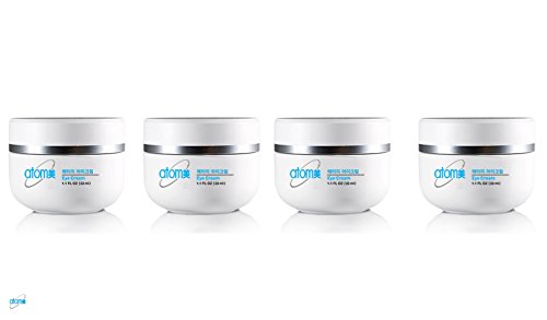 Atomy Anti-Aging Eye Cream 1.1 Fl Oz (33ml) - Herbal Wrinkle Reduction Treatment for Dark Circles & Puffiness - 4 Bottles Set - Perfect for Night Routine & Travel Skincare