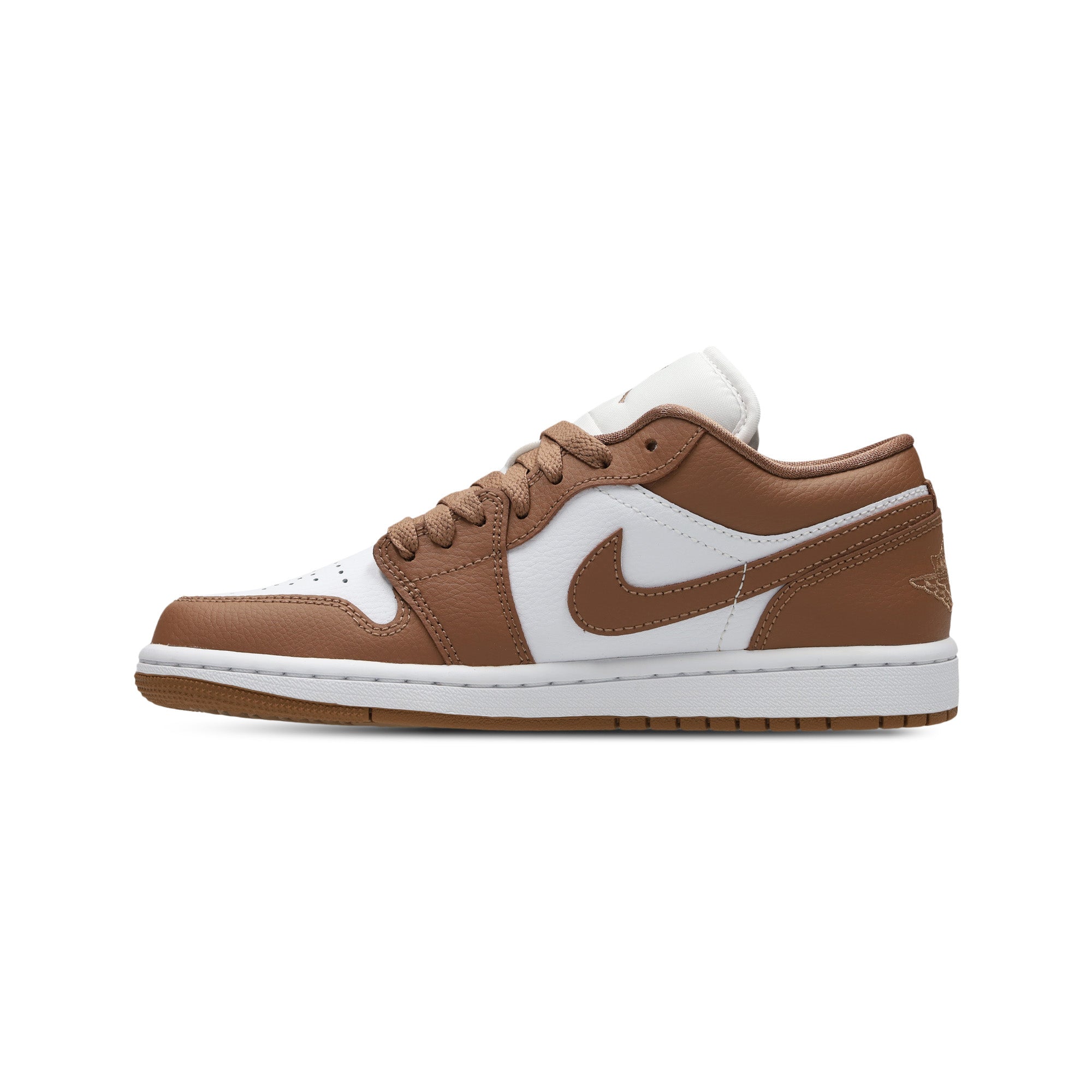 Air Jordan 1 Low 'Archaeo Brown White' Women's Sneakers (2024) - Casual Streetwear & Everyday Comfort Shoes for Women