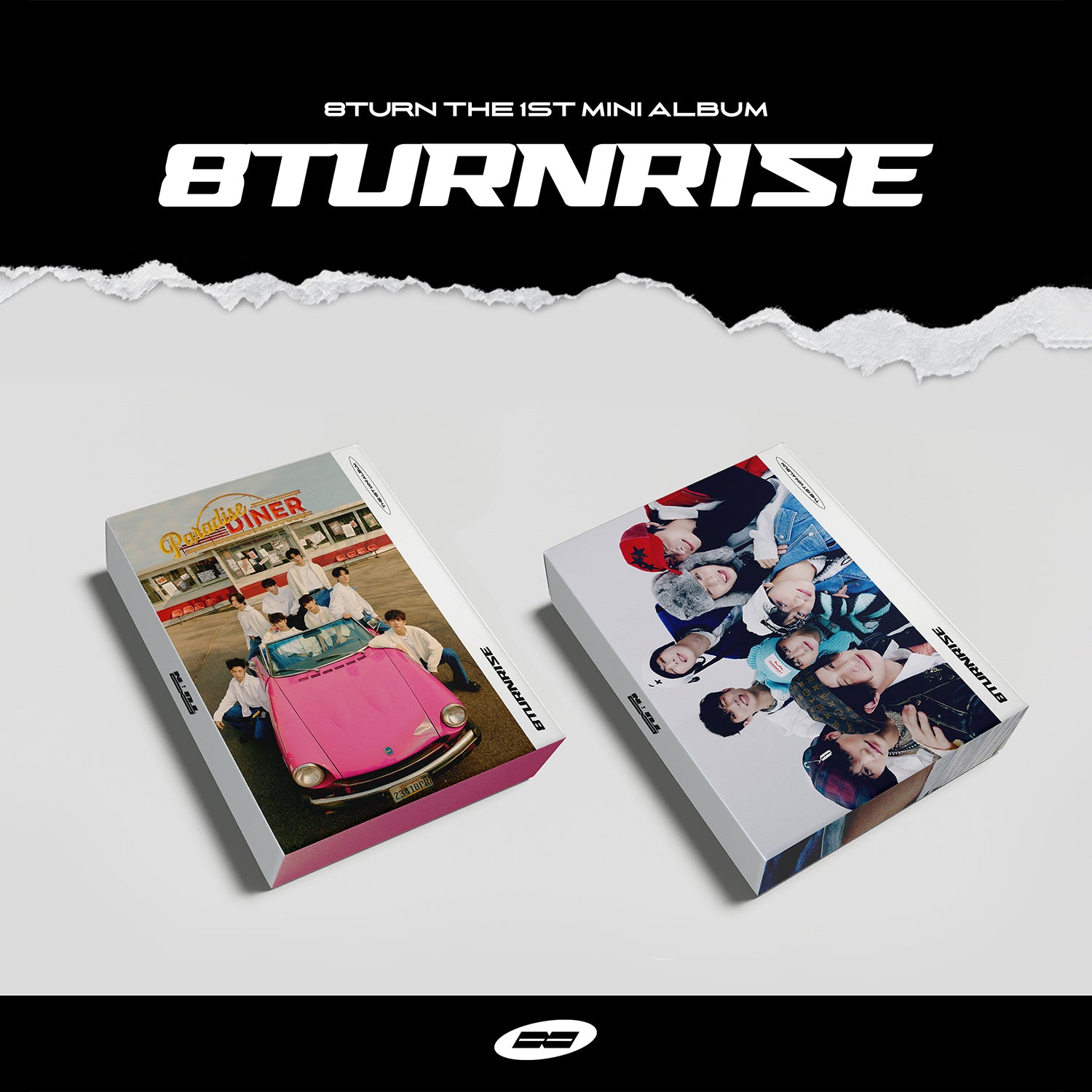 8TURN 1ST MINI ALBUM '8TURNRISE' - K-Pop Collectible CD for Fans | Perfect for Gifts, Concerts & K-Pop Collections