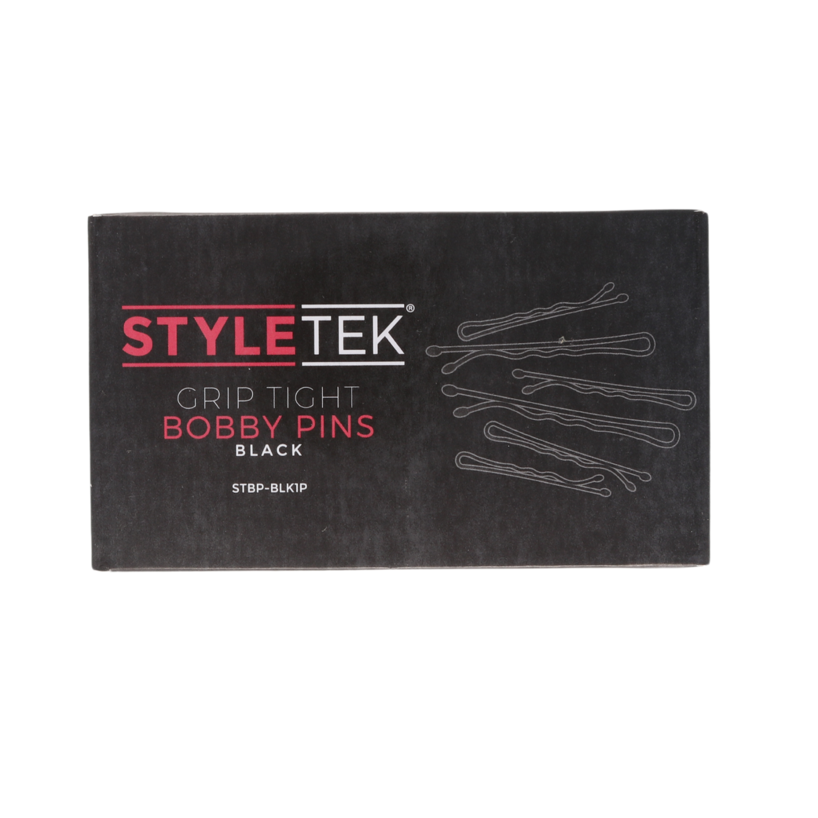 Styletek Grip Tight Heavy Duty Bobby Pins for Thick Hair - Black Hair Clips for Women, Secure Hold All Day - Perfect for Workouts, Weddings & Everyday Hairstyles
