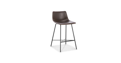 Paxton 24 Inch Counter Height Bar Stool - Adjustable Swivel Kitchen Island Stool for Dining, Breakfast Nook & Home Bar Use