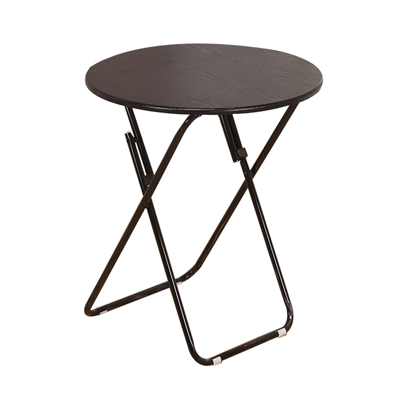Round Folding Dining Table - Portable Outdoor Side Table with Quick Setup | Durable & Space-Saving Design for Patio, Backyard, Camping & Small Apartments | Indoor/Outdoor Use