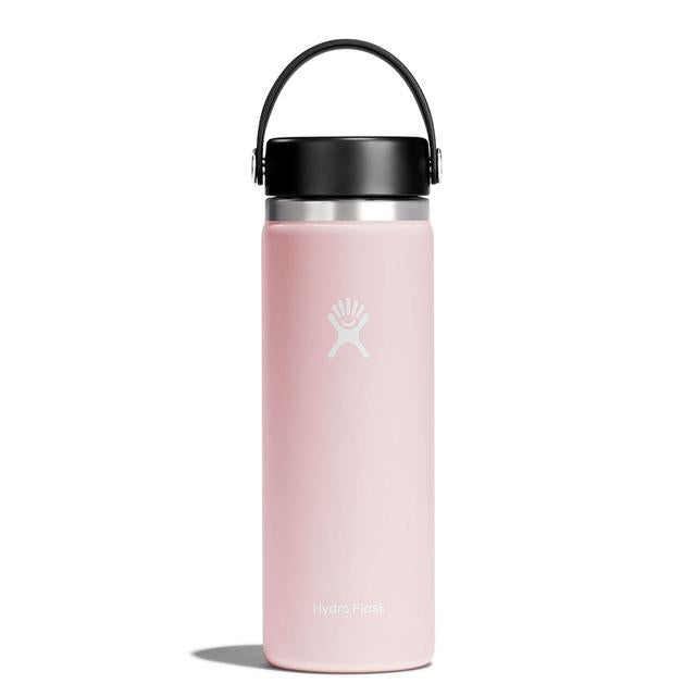 20 oz Wide Mouth Water Bottle - BPA Free, Leak Proof Stainless Steel Insulated Water Bottle for Gym, Hiking & Outdoor Activities