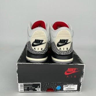 AIR JORDAN 3 White Cement Reimagined Retro Sneakers - Men's Size 11.5 (DN3707-100) - Authentic Basketball Shoes for Streetwear & Casual Style