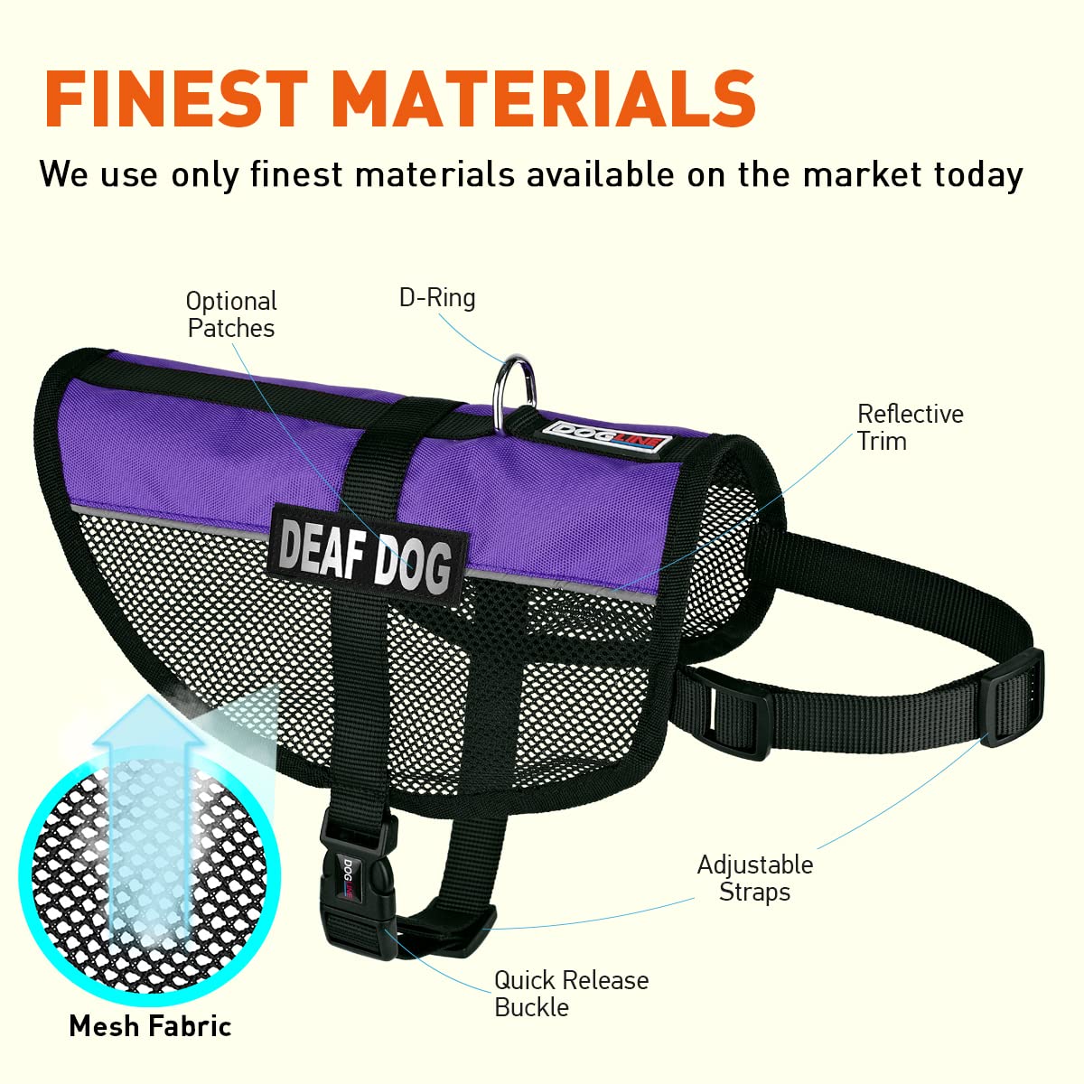 Dogline MaxAire Mesh Cooling Vest for Dogs - Breathable & Adjustable (30