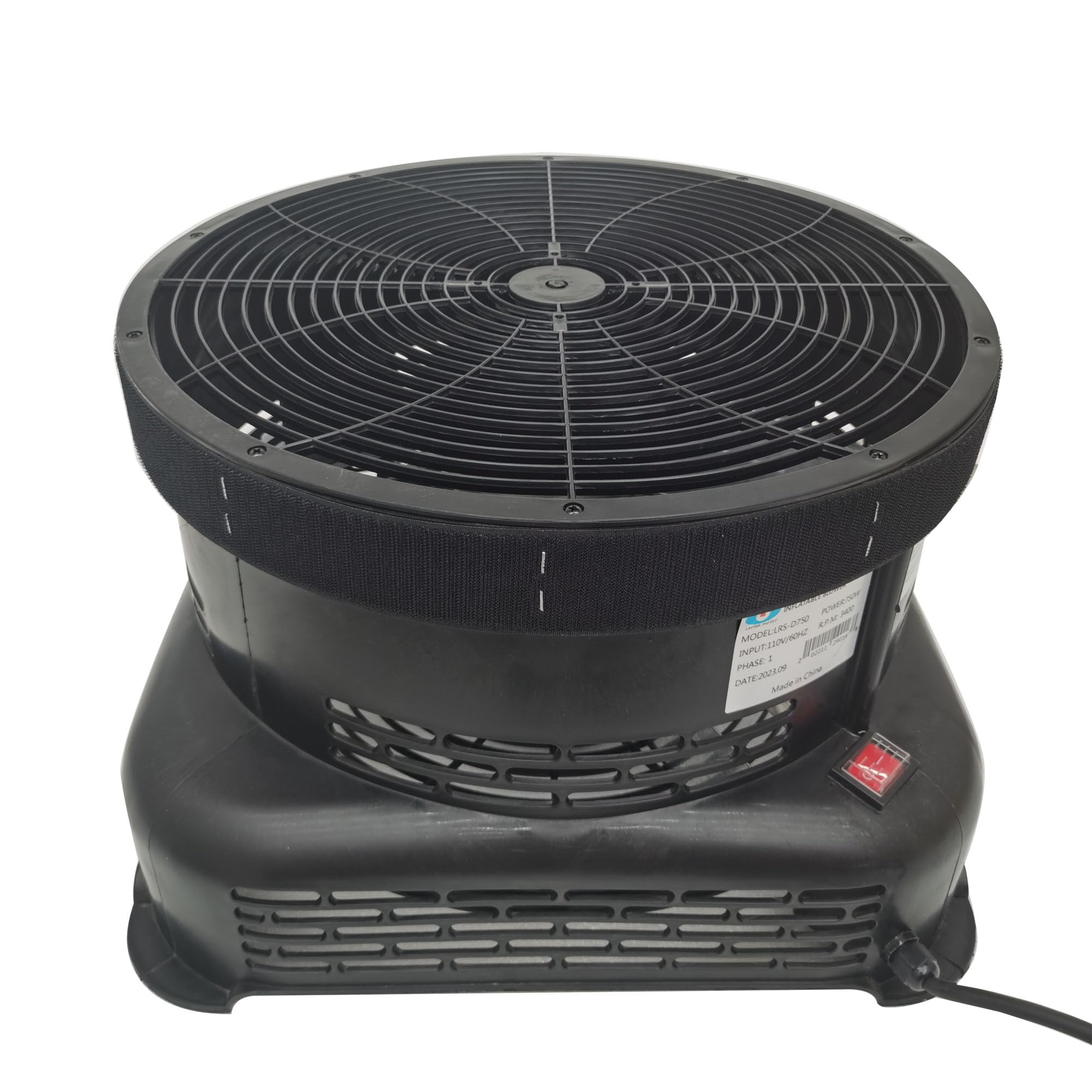 INTSUPERMAI 1HP Inflatable Air Blower Fan - 17.7 Inch Diameter, 20ft Max Height for Dancing Tube Man & Sky Dancers (110V) - Perfect for Advertising, Events, and Outdoor Promotions