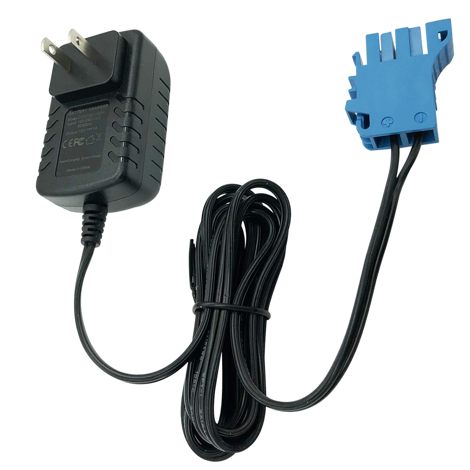 12V Battery Charger for Peg Perego & John Deere - 12 Volt Replacement Charger for Peg-Perego Ground Force Tractor, Gator XUV, Polaris Outlaw, RZR 900 - Perfect for Kids Ride-On Toys & Outdoor Power Vehicles