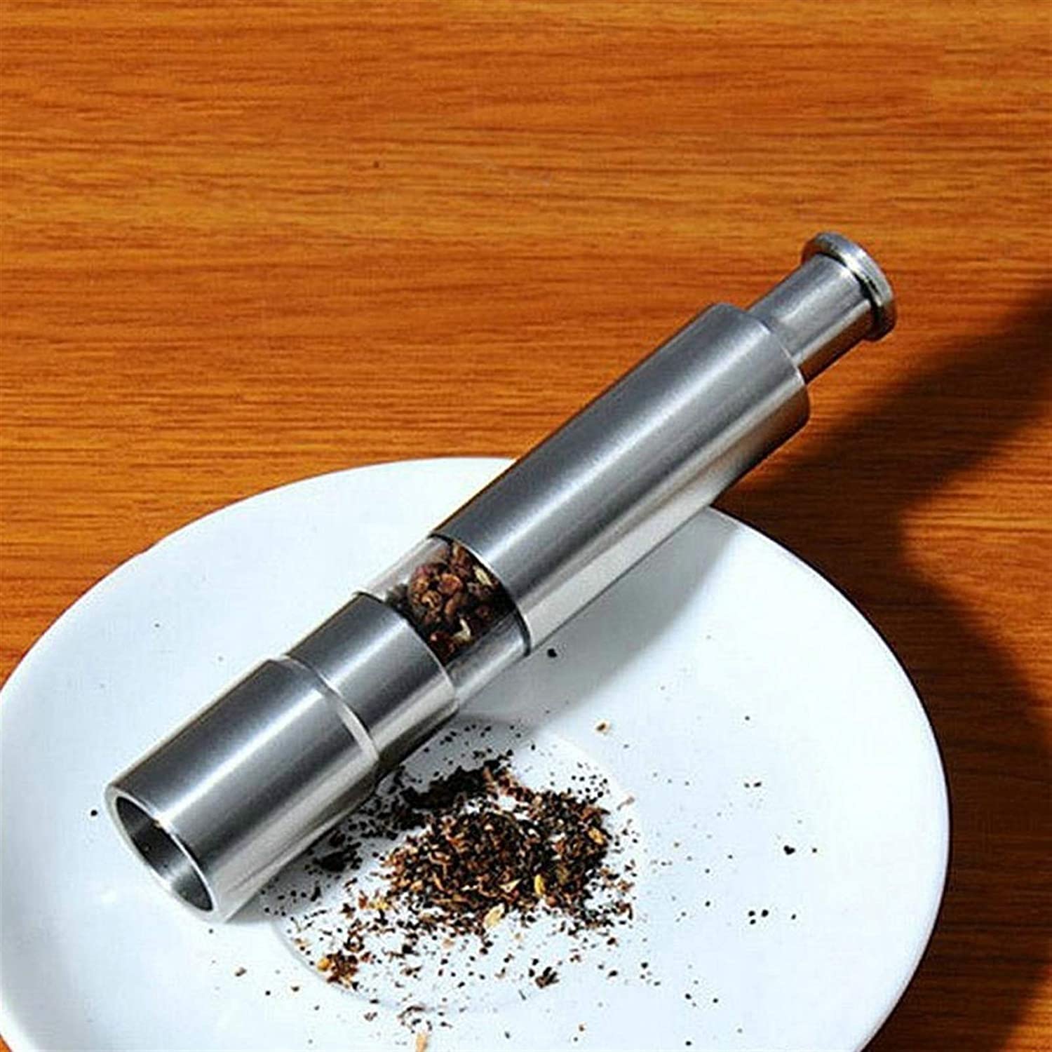 3-Pack Stainless Steel Manual Salt and Pepper Grinder Set - Adjustable Spice Mill for Kitchen, Dining & BBQ - Perfect for Seasoning, Cooking & Tabletop Use
