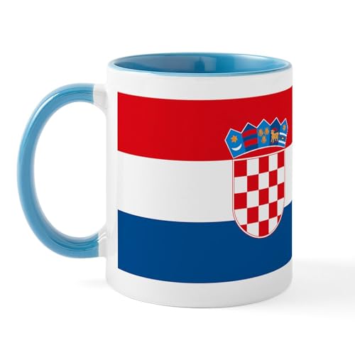 White/Blue Inside - Croatia Flag Mug