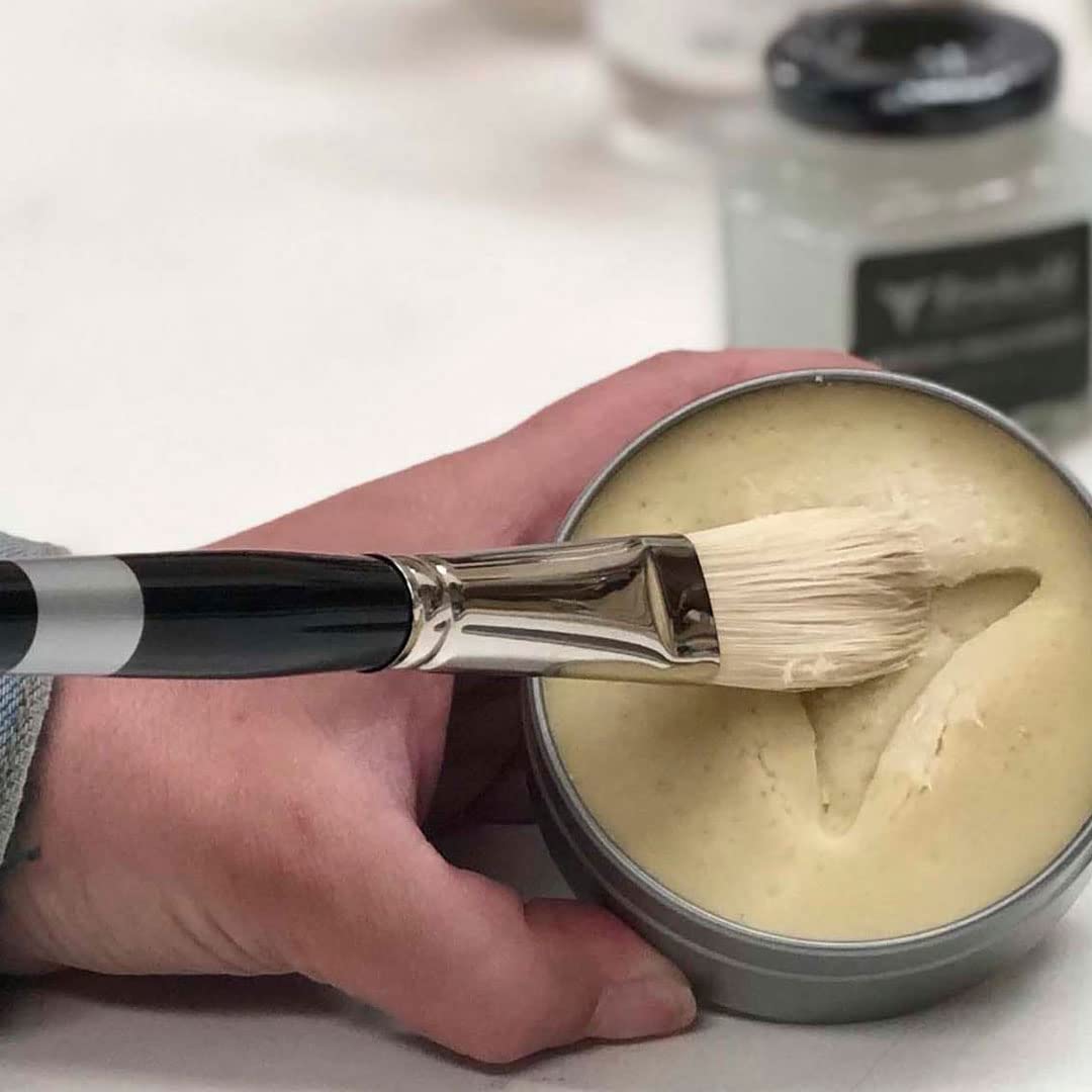 Trekell Linseed Oil Paint Brush Cleaner - Solvent-Free, Non-Toxic Artist Brush Soap for Oil & Acrylic Paints (3oz) - Perfect for Studio Cleaning & Brush Maintenance