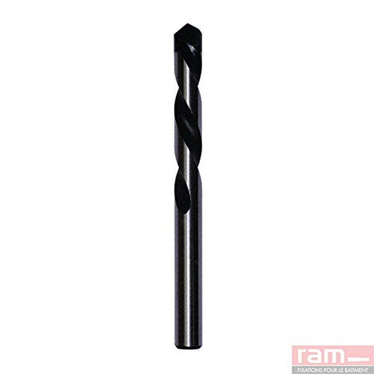 Ram 96030 High-Speed Steel Drill Bit Set - Black | Durable Metal & Wood Drilling Tools for DIY Projects & Home Improvement