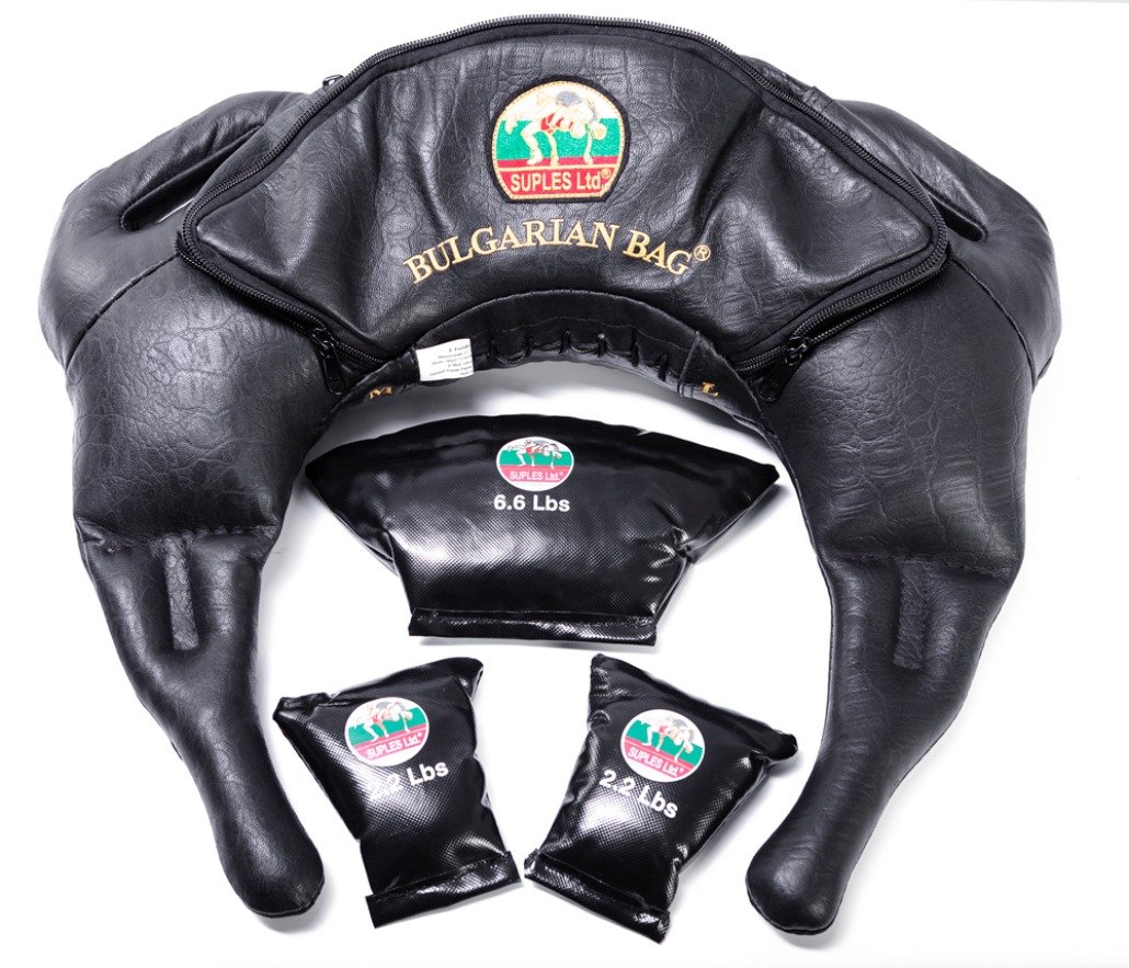 Original Bulgarian Bag Strong Model - Genuine Leather Fitness Sandbag for CrossFit, Wrestling & Functional Training - Powerbag for Strength & Endurance Workouts - Ideal for Home Gym, Outdoor & Professional Training