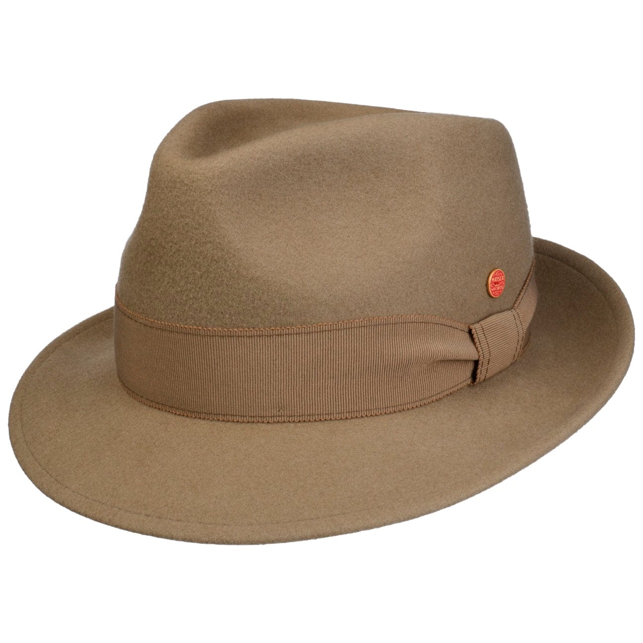 Stylish Mayser Manuel Fedora Hat for Men - Classic Wool Felt Dress Hat for Casual & Formal Occasions - Perfect for Weddings, Parties & Everyday Wear