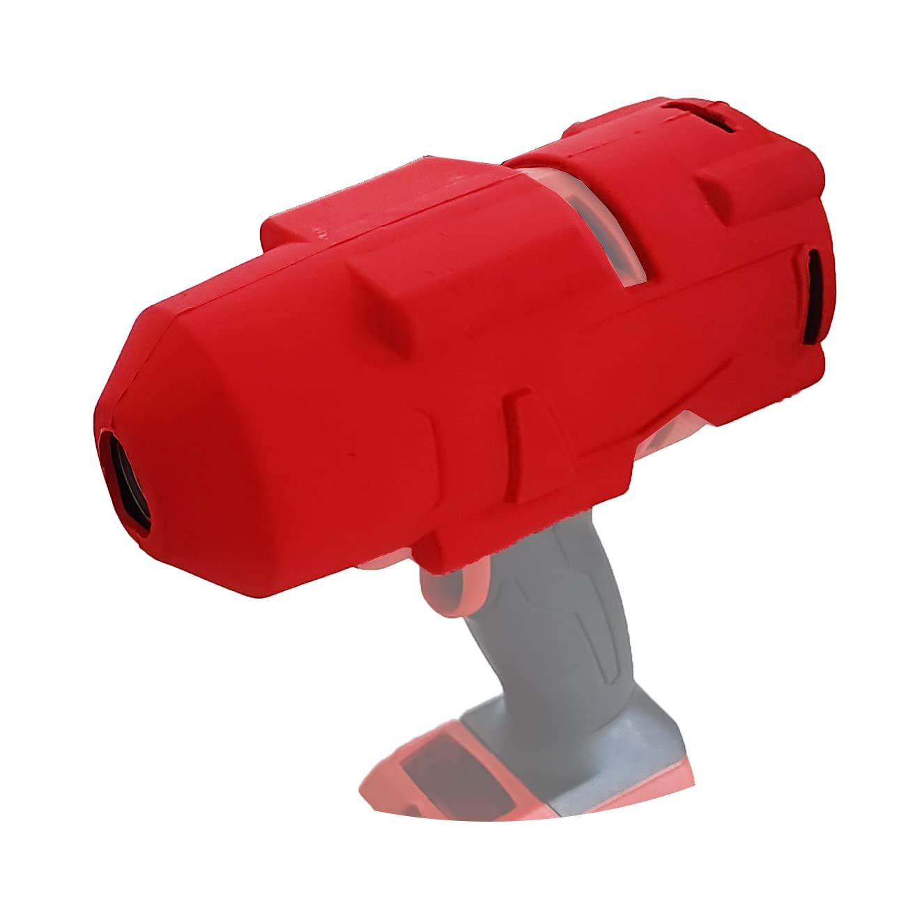 Milwaukee M18 FUEL High Torque Impact Wrench Protective Boot - Compatible with 2767-20 & 2863-20 Models - Durable Red Impact Protection Cover for Construction and Automotive Repair Work