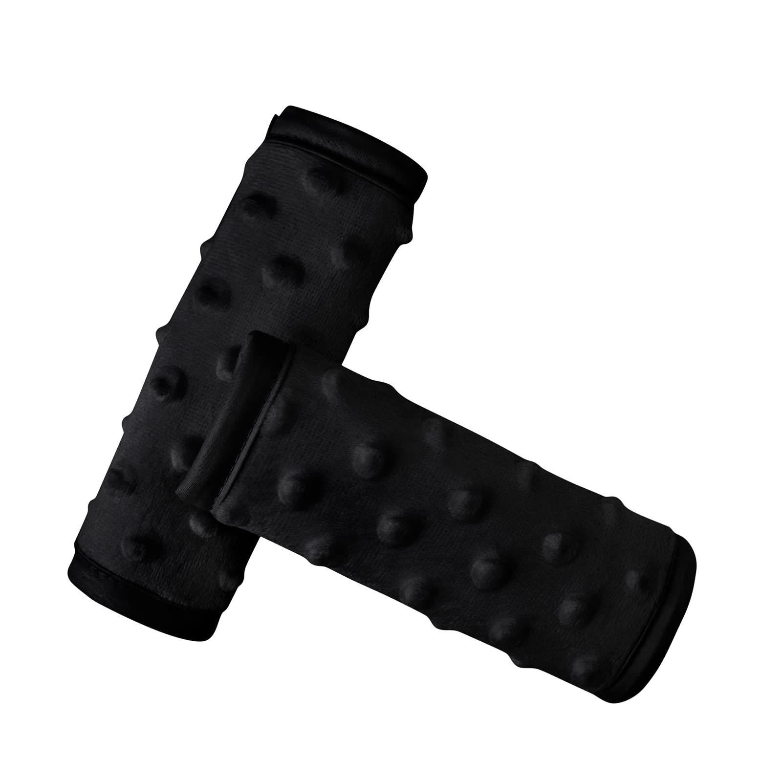 Pro Goleem Soft Baby Car Seat Strap Covers - Universal Shoulder Pads for Car Seats, Strollers & Pushcars - Black - Ideal for Comfort & Safety on Road Trips & Daily Commutes
