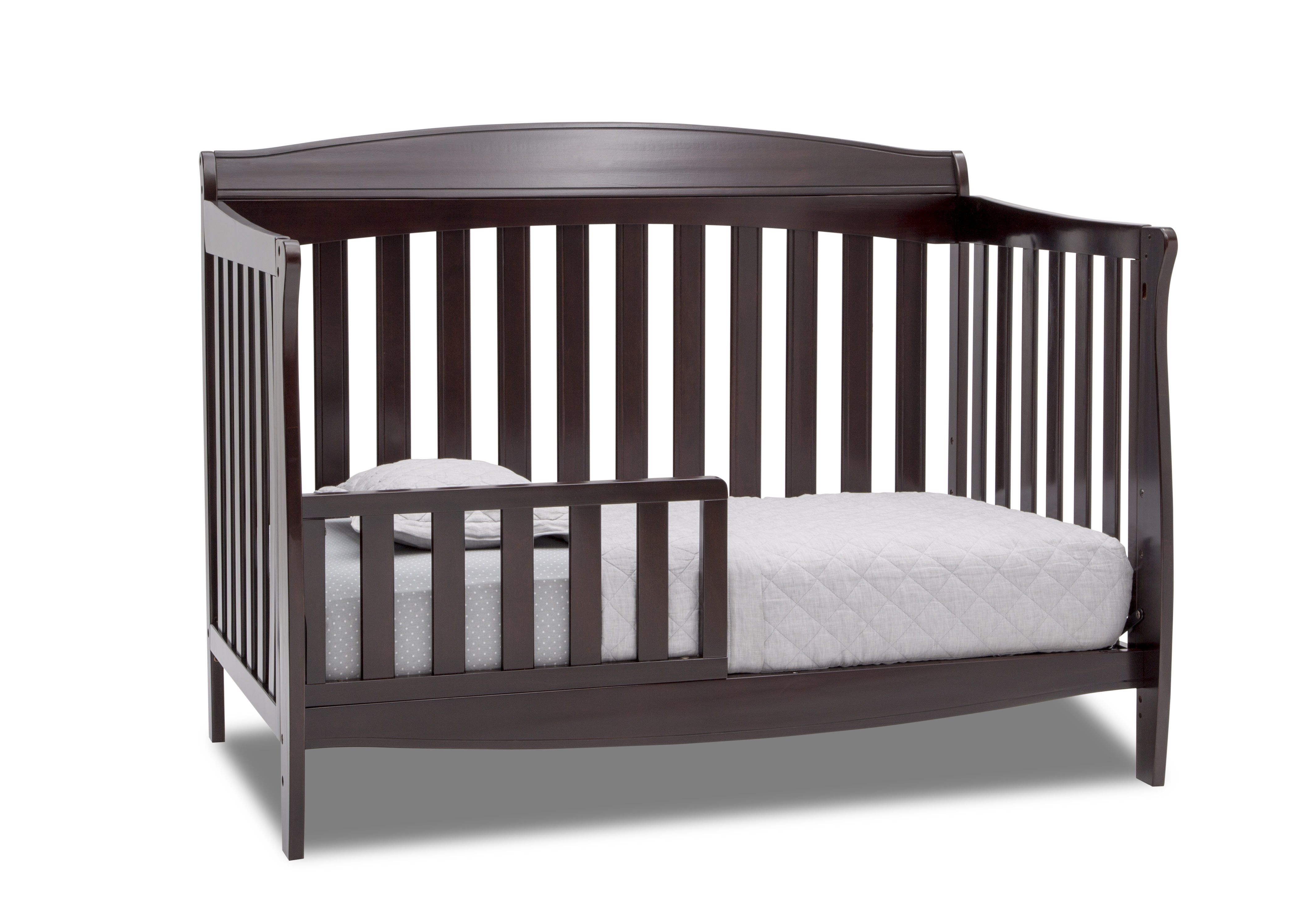 Colton 6-in-1 Convertible Baby Crib - Toddler Bed, Daybed & Full-Size Bed - Safe Nursery Furniture for Newborn to Teen - Perfect for Modern Nurseries & Kids' Bedrooms