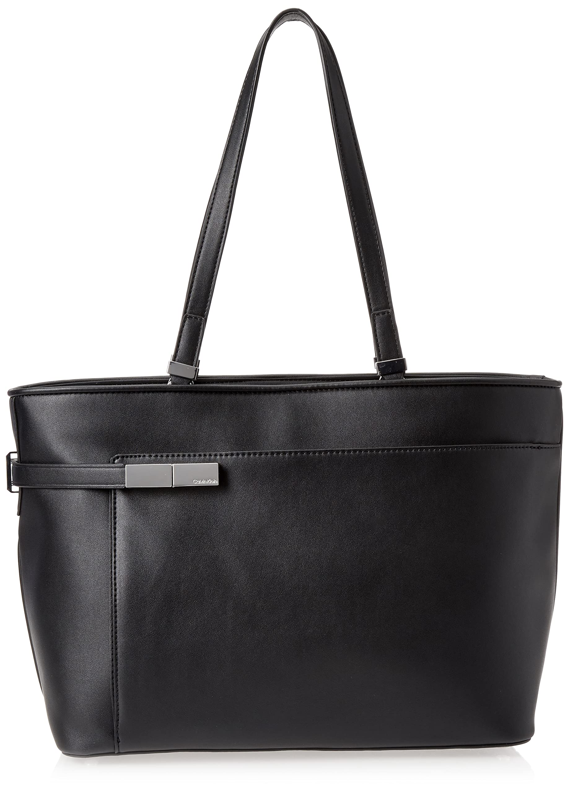 Calvin Klein Jade Tailored Tote Bag for Women - Stylish Designer Leather Handbag for Work, Travel & Everyday Use | Professional Office Purse & Fashion Accessory