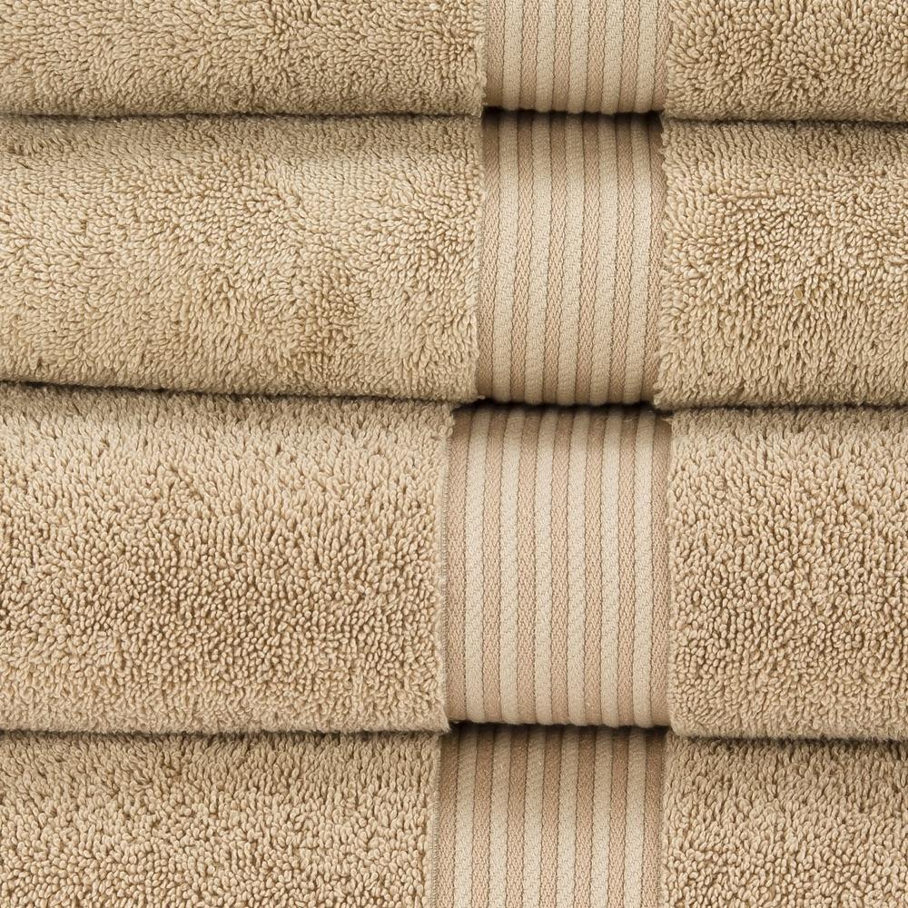 Christy Supreme Hygro Luxury Bath Towel Set - Ultra Soft & Absorbent Cotton Towels for Spa, Bathroom & Pool - Stone Color