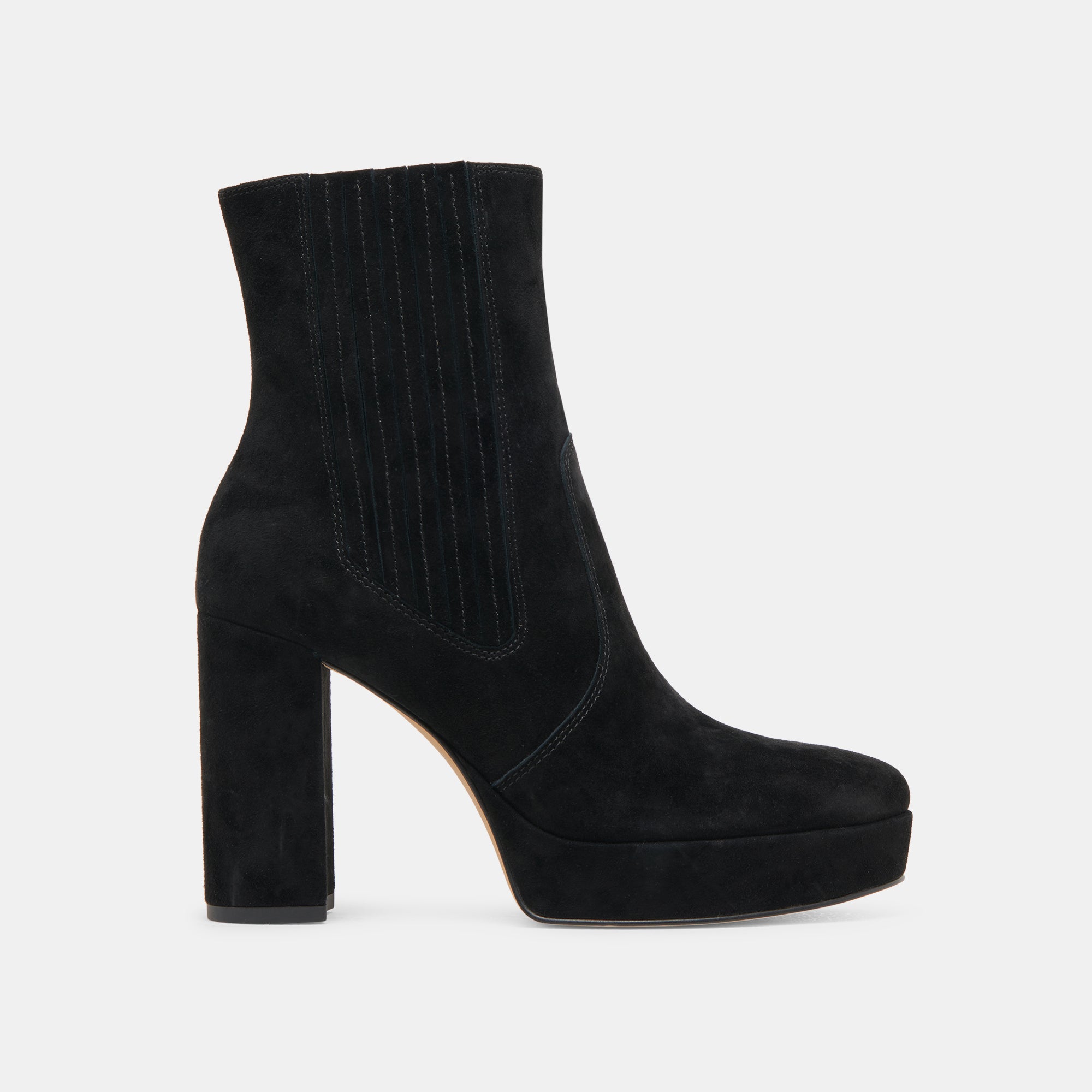 CINNY Women's Onyx Suede Boots - Stylish & Comfortable Ankle Booties for Fall & Winter Fashion | Perfect for Office, Casual Outings & Date Nights