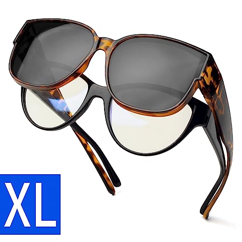 Xl Brown Leopard Frame/Grey Lens