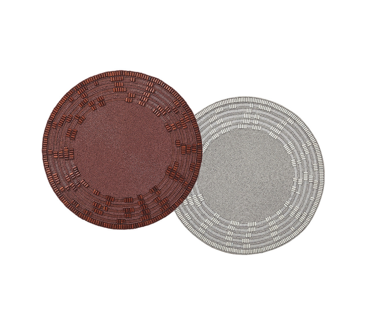 Premium Matrix Placemats Set of 2 - Non-Slip Heat Resistant Table Mats for Dining, Kitchen & Home Decor - Perfect for Everyday Meals, Parties & Holiday Gatherings