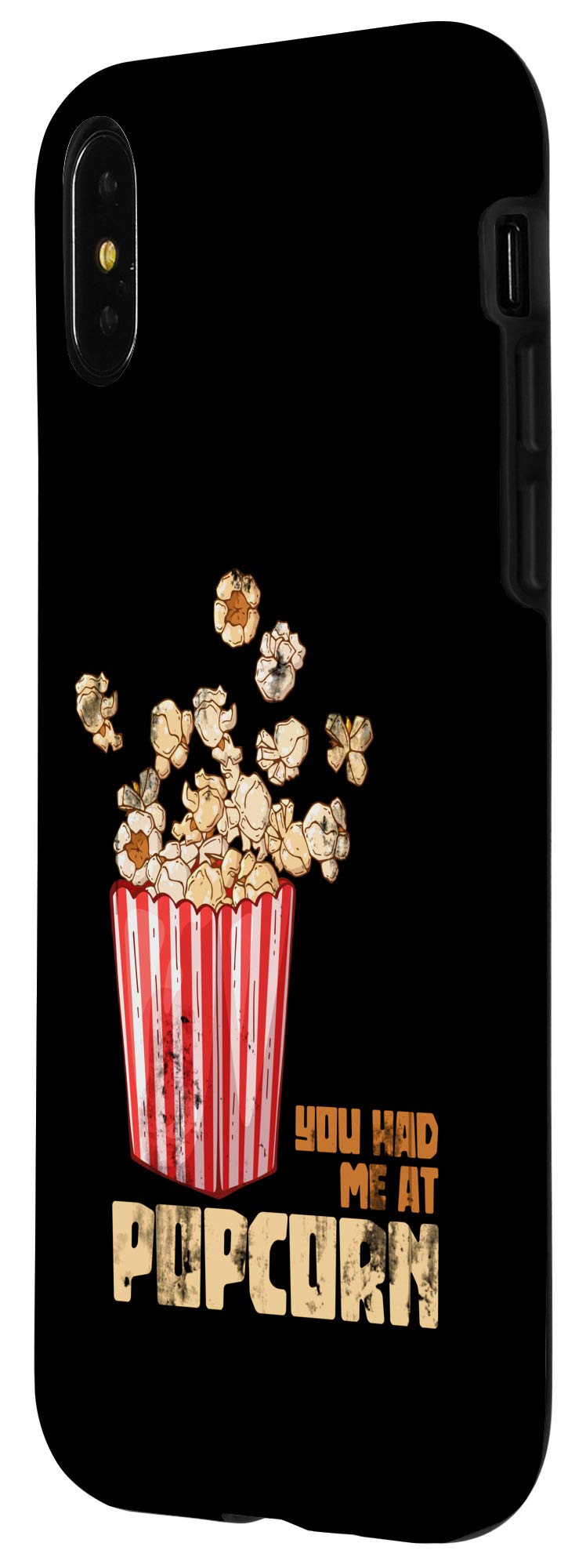 iPhone X/XS Case - Cute Film Snacks & Popcorn Design - Perfect for Movie Lovers, Cinema Nights & Food Enthusiasts