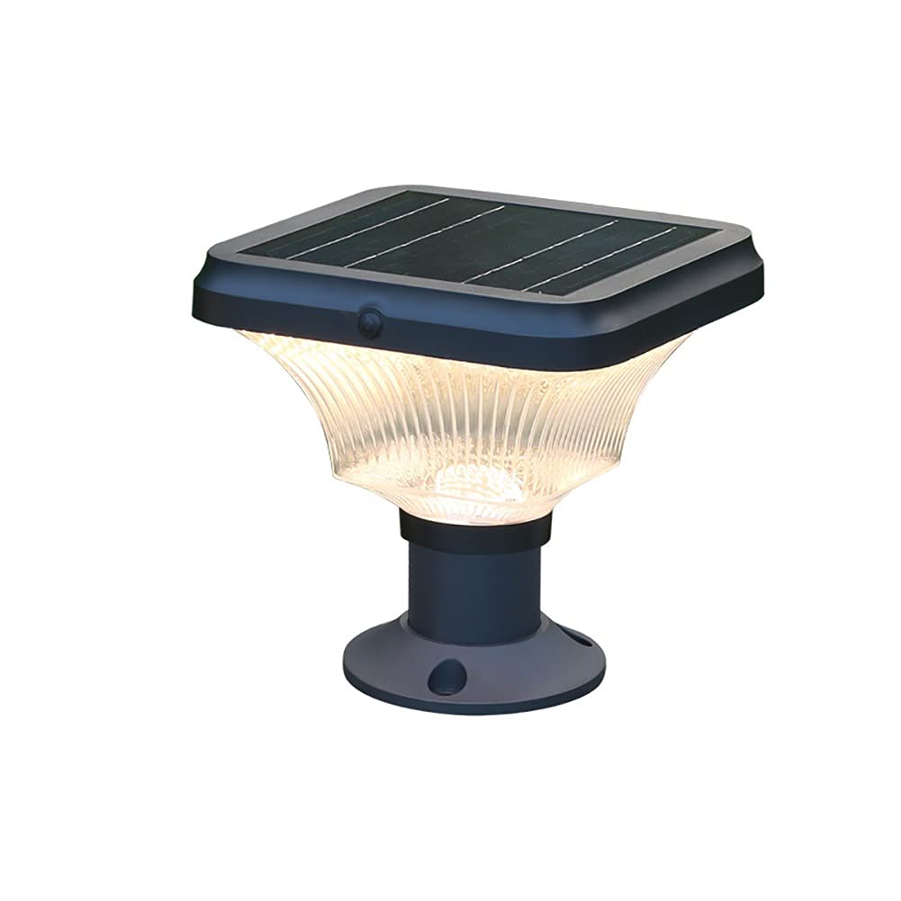 Solar Deck Post Lights Outdoor - Waterproof LED Solar Lights for Garden Fence, Patio & Wooden Posts with 3 Lighting Modes (Warm White) | Perfect for Pathway, Driveway & Backyard Decoration