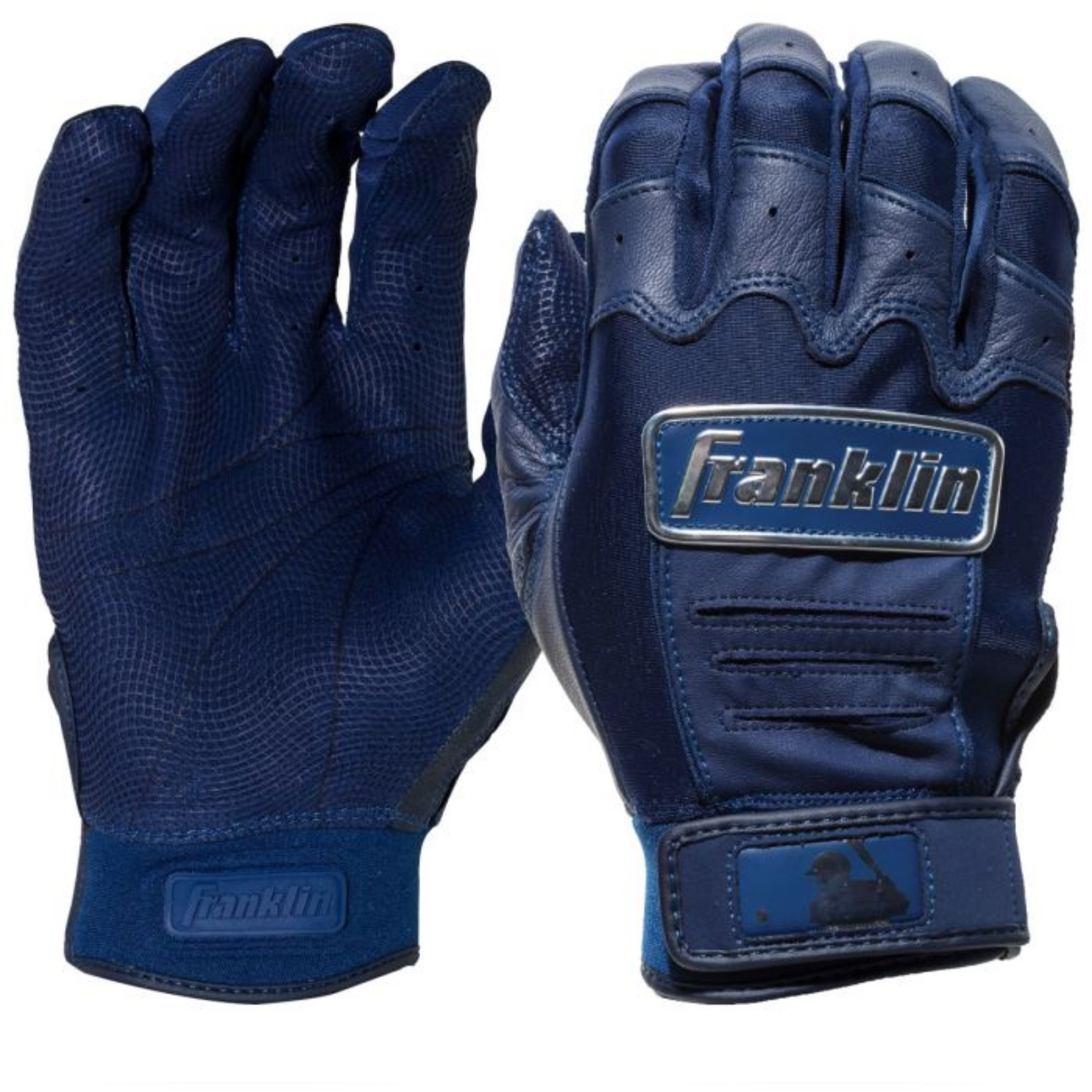 Franklin CFX Pro Full Color Chrome Adult Batting Gloves - Baseball & Softball Training Gloves for Men & Women - Perfect for Hitting Practice, Batting Cage & Field Play